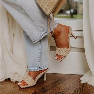 Wooven Sandal Heel